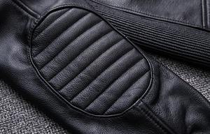 Chaqueta de cuero para hombre de alta calidad con cuello informal de moda europea y americana - Product Image 5