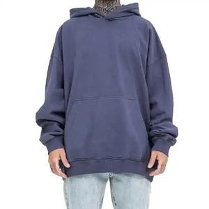 Acid Wash Hoodies Pull Hommes Plus La Taille 100% Coton Stone Wash Hoodies Fabrication Conception Personnalisée Puff Impression Sweat À Capuche Fabriqué en P - Product Image 1
