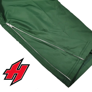 Pantalones cortavientos deportivos de fitness de nailon alto para hombre al por mayor, monos bordados con cordón elástico multibolsillos para deportes - Product Image 6