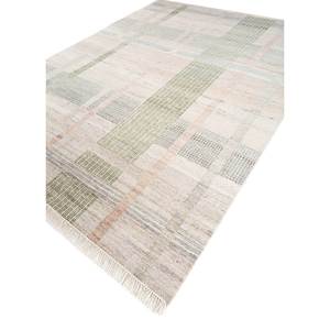 พรมขนสัตว์อัฟกันถักมือลายไอวอรี่สไตล์โบโฮ รูปทรงสี่เหลี่ยมผืนผ้า ลายแบบนามธรรม สำหรับตกแต่งบ้าน ห้องนั่งเล่น หรือทางเดิน-Lsea-1360 - Product Image 2