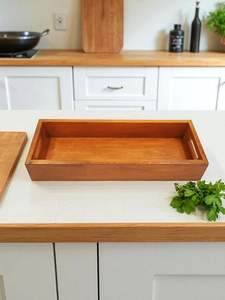 ถาดไม้อาร์ตเดคโคอเนกประสงค์สำหรับเสิร์ฟอาหารเช้าและชา - Product Image 4