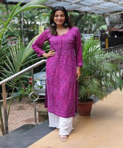 Elegante Vestido Abaya Musulmán de Talla Grande con Bordado de Hilo y Dupatta para Uso Festivo en el Eid - Product Image 5