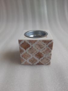 Très demandé Design personnalisé Style marocain Bakhoor brûleur Beige os incrustation parfumée bois résine matériel pour religieux pour - Product Image 2