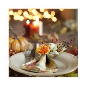 Serviettes de table en coton biologique écologiques, personnalisables, très absorbantes, contrastées, rose, pour la maison, l'avion - Product Image 5