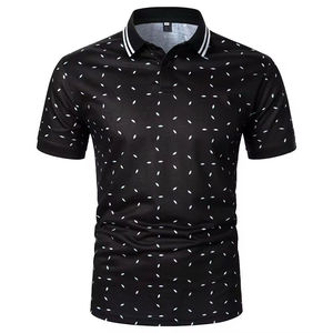 Dernière mode Polo pour homme T-shirt à manches courtes Respirant Coton de haute qualité Impression de logo personnalisé Vente en gros - Product Image 1