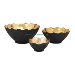 Bol en laiton fabriqué à la main marteaux conception bol de vaisselle pour la maison Restaurant repas sain bol de service approvisionnement hautement poli - Product Image 4