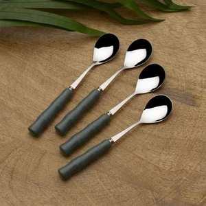 Ensemble de cuillères à thé et à café en acier inoxydable de conception simple - Product Image 3