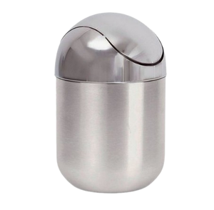 Cylindrical Shape Garbage Waste Storage Bin with Lid Best Selling Galvanized Waste Bin From India - Product Image 2