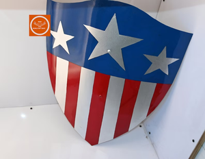 Escudo calefactor vikingo de Caballero de acero medieval de artesanía Calvin - Product Image 5