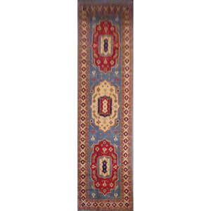 พรมคาซัคถักมือแบบพิเศษ ขนาด 19'6 x 5'2 รุ่น Kz07 - Product Image 1