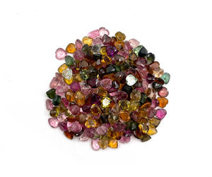 4mm de qualité supérieure en tourmaline sculptée en cœur pierres précieuses à facettes pour la fabrication de bijoux pierre multi-tourmaline naturelle calibrée - Product Image 2