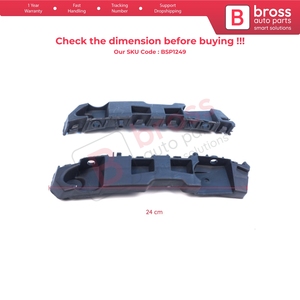 Soporte de Montaje para Parachoques Delantero Izquierdo y Derecho BSP1249 para Logan Sandero Stepway MK2 Symbol MK3 Facelift 2017 en Adelante 631438295 - Product Image 5