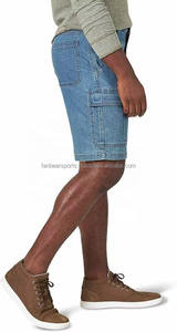 Proveedor OEM de Pakistán de pantalones cortos de mezclilla para hombre, elegantes y elásticos, para gimnasio, estilo urbano, para uso diario, pantalones cortos de malla. - Product Image 2