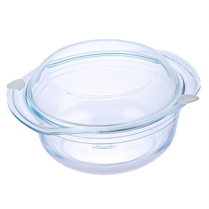 Tempered glass baking dish (24x24x11cm) with transparent <b>lid</b> 204AC00 1643 - Product Image 2