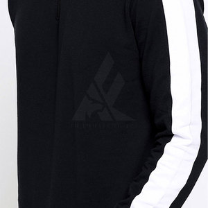 Ensembles de survêtements pour hommes de qualité supérieure 2025, design personnalisé, motif uni, contraste de couleur, écologiques, 100% coton, vente en gros, hiver - Product Image 6