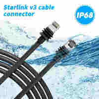 Kabel Ethernet PVC Starlink Gen 3 1 Meter Kelas Industri untuk Penggunaan Luar Ruangan