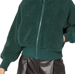 Automne femmes Sherpa veste nouveau Design Vintage réversible tricoté vêtements d'extérieur à manches longues imperméable meilleur prix pour l'automne - Product Image 5