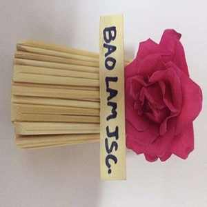 Baguettes jetables en bambou BAOLAM, surface lisse polie, nouvelle vaisselle en vrac, écologiques, fabriquées au Vietnam, avec étui en papier personnalisé - Product Image 5