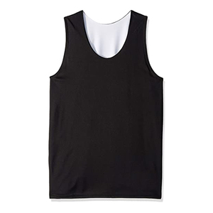 เสื้อบาสเก็ตบอลราคาถูก ผ้าโพลีเอสเตอร์ แห้งเร็ว สกรีนลายตามสั่ง เสื้อบาสเก็ตบอลทีมชายแบบกลับด้านได้ - Product Image 3