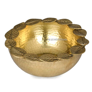 Bol décoratif élégant en métal avec oiseau en aluminium pour bol de service Accessoires de cuisine japonais - Product Image 2