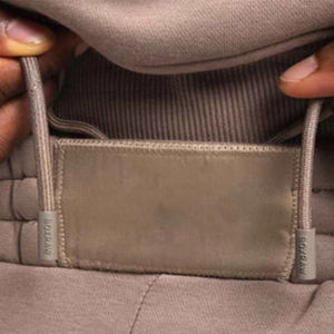 Chándal ajustado de algodón 100% para hombre, pantalones de chándal hasta la rodilla para correr, Sudadera con capucha con chándal de algodón liso en blanco para hombre - Product Image 6