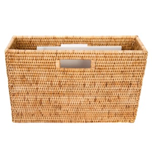 <b>Rectangular</b> Rattan Magazine <b>Basket</b> Handmade <b>Storage</b> <b>Basket</b> Wholesale eco-friendly Made in Viet Nam - Product Image 5