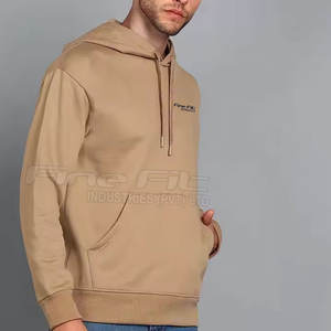 เสื้อฮู้ดผ้าฝ้าย100% สำหรับผู้ชายเสื้อผ้าแนวสตรีทสำหรับฤดูหนาวเสื้อมีฮู้ดคอปกสีทึบดีไซน์ไม่เหมือนใคร - Product Image 3