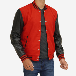 2025-26แจ็กเก็ตทีมโรงเรียนสำหรับทุกเพศเสื้อแจ็กเก็ตเบสบอลสไตล์ลำลอง - Product Image 4