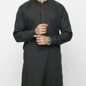 Dernier modèle de salwar kameez pour homme, léger, personnalisable, à séchage rapide, infroissable, pour mariage et tenue décontractée, toutes saisons - Product Image 2