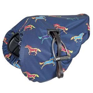 Funda Impermeable para Silla de Doma de Algodón y Felpa Negra, Funda de Transporte para Silla de Montar Inglesa - Product Image 6