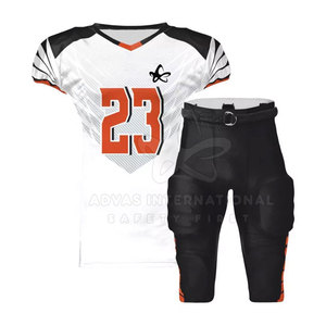 Uniformes de Fútbol Americano para Adultos, Diseño Moderno, Manga Corta, Transpirable, Tallas Grandes, Spandex/Poliéster, Impresión Digital - Product Image 1