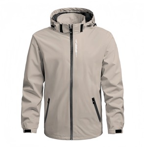 High Quality Waterproof Windbreaker <b>Jacket</b> for <b>Men</b> Women Custom Print Logo Sportswear <b>Lightweight</b> Breathable Outerwear - Product Image 4