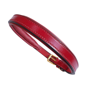 Fournitures pour animaux de compagnie Fabricant d'usine Vente en gros Logo personnalisé Collier de chien rembourré classique en cuir véritable plié - Product Image 4