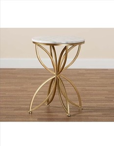 Ensemble de tables d'appoint en métal au design floral pour le salon et le mobilier de maison table d'appoint de haute qualité - Product Image 2