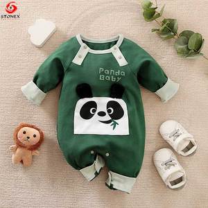 Mamelucos Fabricante Proveedor Venta al por mayor Boutique Ropa de bebé Mameluco de bebé de bambú Cremallera Logo Etiqueta Cremallera Ropa de recién nacido - Product Image 4