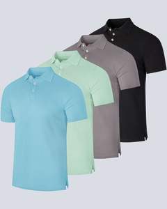 Chemise pour homme de qualité supérieure, confortable, douce, coupe classique, manches courtes, motif uni, tissu jersey respirant - Product Image 6