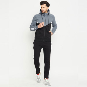 Premium Quality Solid Color Custom Men <b>Tracksuits</b> 100% <b>Polyester</b> <b>Tracksuit</b> For Men Elastic Waist Full Sleeve <b>Tracksuits</b> - Product Image 5