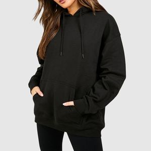 การออกแบบใหม่โลโก้ที่กําหนดเองหน้าจอพิมพ์ผู้หญิงเสื้อสวมหัวเสื้อฮู้ด / ผ้าฝ้ายนุ่มสบาย ๆ พิมพ์หน้าจอเสื้อฮู้ดขนาดใหญ่สําหรับผู้หญิง - Product Image 3