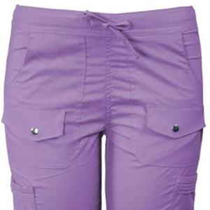 Trajes de fregado lisos para damas Precio al por mayor Cómodo/Anti Shrink Multi Bolsillos Conjunto de uniforme de enfermera médica - Product Image 4