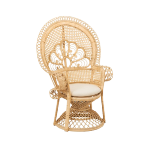 Sillón de pavo real de diseño Popular para el hogar, muebles de sala de estar, sofá de caña redonda de ratán, fabricación de sillas en Indonesia - Product Image 2