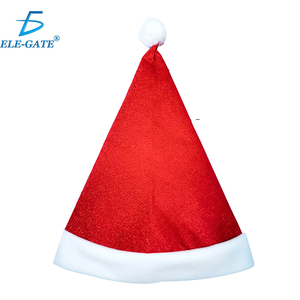 Gorro Navideño Rojo de Alta Calidad de 40 cm con Diseño de Santa Claus para Decoración - Product Image 4
