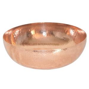 Modern Simple Design <b>Round</b> Basin <b>Sink</b> Wall Mount Factory Sale for <b>Bathroom</b> Ware Hammered Texture Copper <b>Sink</b> - Product Image 2