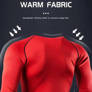 T-shirts en coton de bonne qualité, chemises de compression en gros, haute qualité, grande taille, chemises de compression pour hommes, impression résistante - Product Image 5