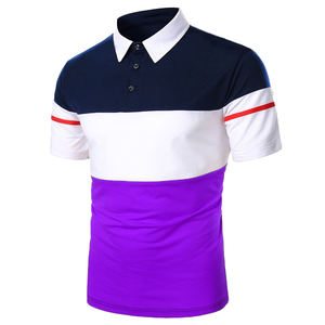 เสื้อโปโลสำหรับผู้ชายเสื้อเชิ้ตโปโลแขนสั้นผ้าคอ100% ตตอนระบายอากาศได้ดีสไตล์ใหม่สำหรับธุรกิจฤดูร้อน - Product Image 5