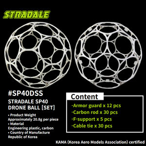 El STRADALE SP40 (Fútbol con Drones, F9A-A), diseñado con una innovadora estructura geométrica, es una pelota para drones. - Product Image 1