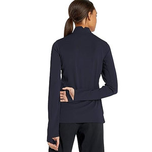 Sólido Color Liso Manga Larga Transpirable Invierno Mujeres Fitness Chaquetas Nylon Más Vendido Pakistán Fabricante Nueva Llegada - Product Image 4