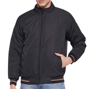 Veste d'hiver Blouson d'aviateur en polyester de haute qualité pour hommes Dernier design avec col montant disponible en différentes couleurs Vêtements d'extérieur - Product Image 1