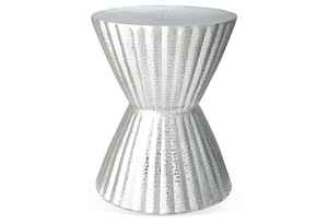 Mesa de muebles de Metal de color dorado de lujo, diseño moderno y elegante para el hogar, Hotel, sala de estar, mesa elegante con forma decorativa - Product Image 3