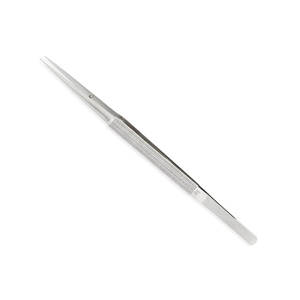 Micro fórceps recto TC recubierto 0,5mm Puntas mango redondo 7,25 pulgadas 18,5 cm Oftalmología quirúrgico inoxidable instrumentos médicos - Product Image 2
