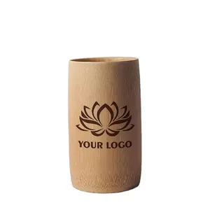 Eco Friendly Custom Logo Personalized Bamboo Cup, Natural Bamboo Mug Vietnam Supplier Best Price Wholesale in bUlk